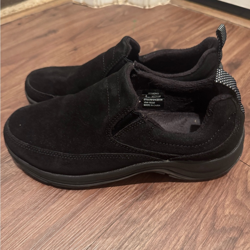 L.L. Bean Women's Black Slip-On Loafers Size 8